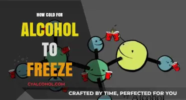 Chilling Truth: At What Temperature Does Alcohol Freeze Solid?