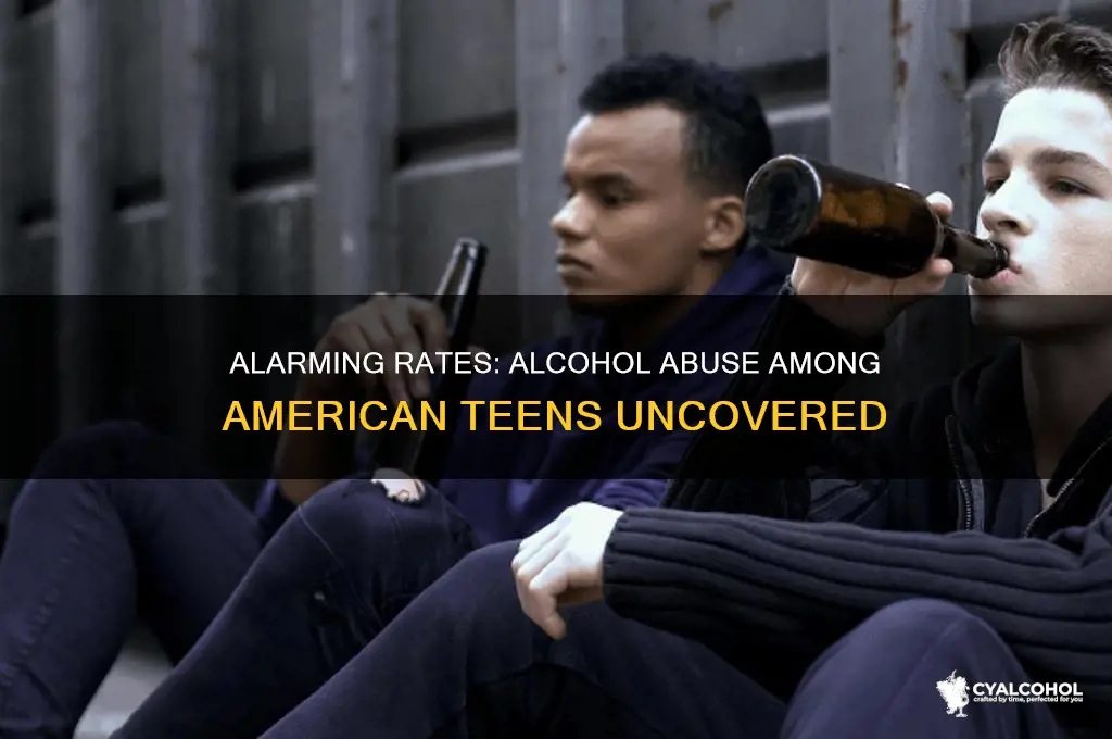 how common is alcohol abuse in american teens