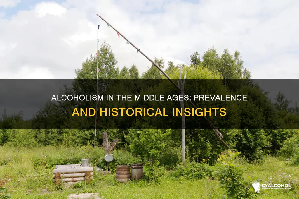 how common is alcoholism during the middle ages