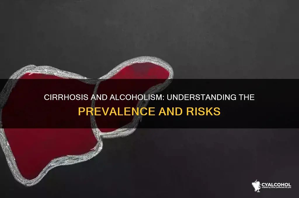 how common is cirrhosis in alcoholics