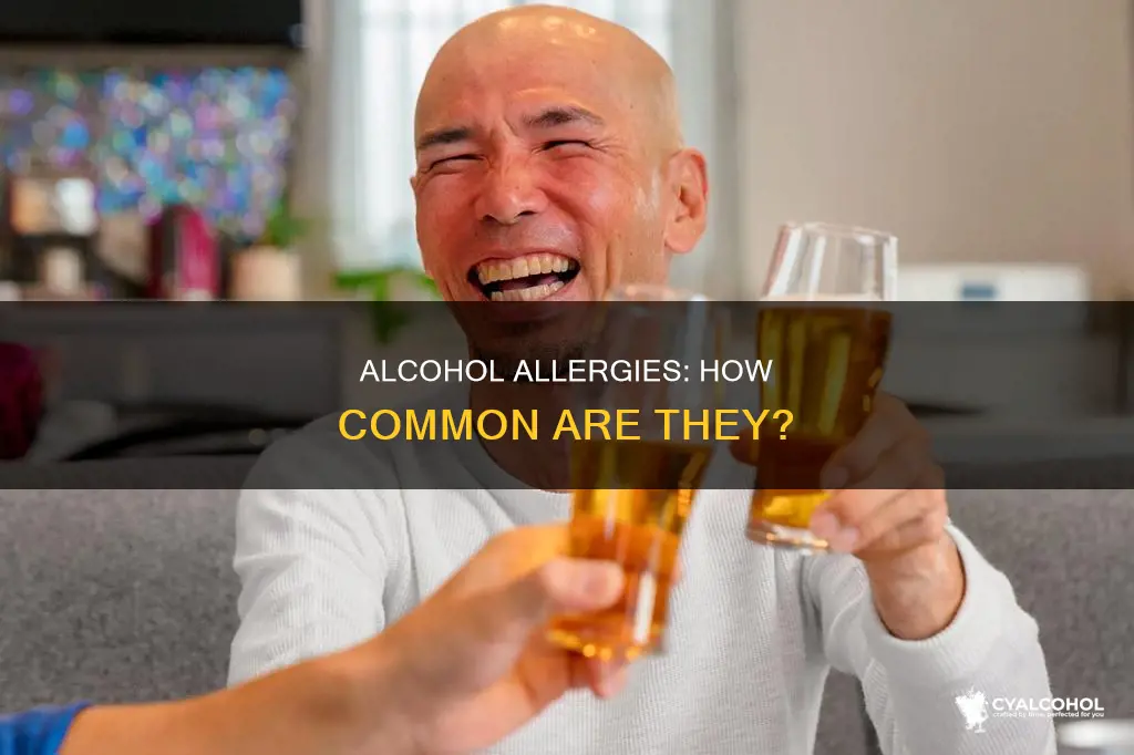 how common is it to be allergic to alcohol