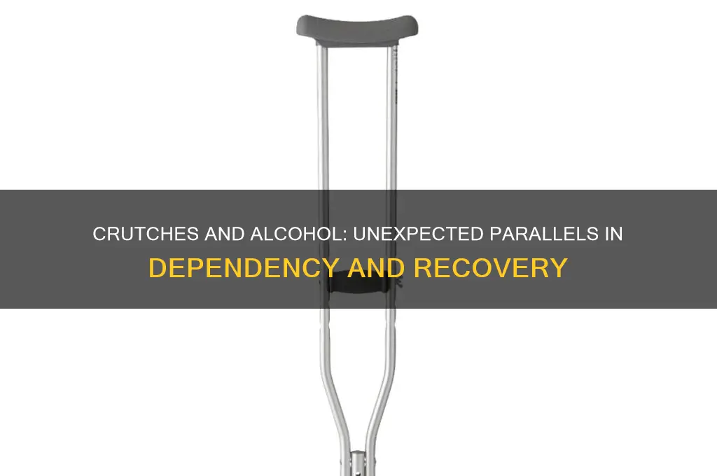 how crutches are similiar to alcohol