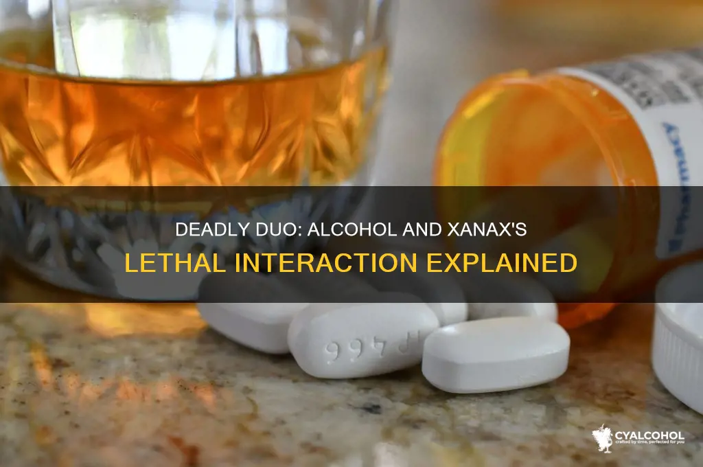 how dangerous is alcohol and xanax