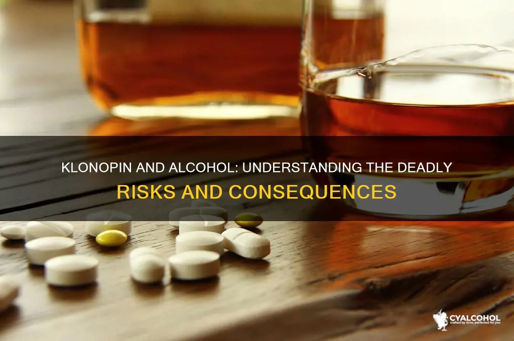 how dangerous is klonopin and alcohol
