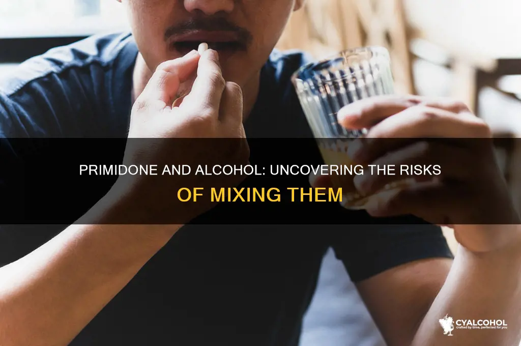 how dangerous is primidone and alcohol