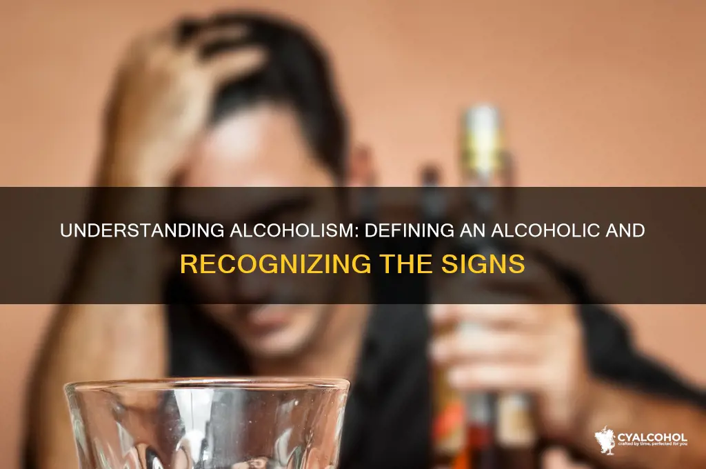 how define alcoholic