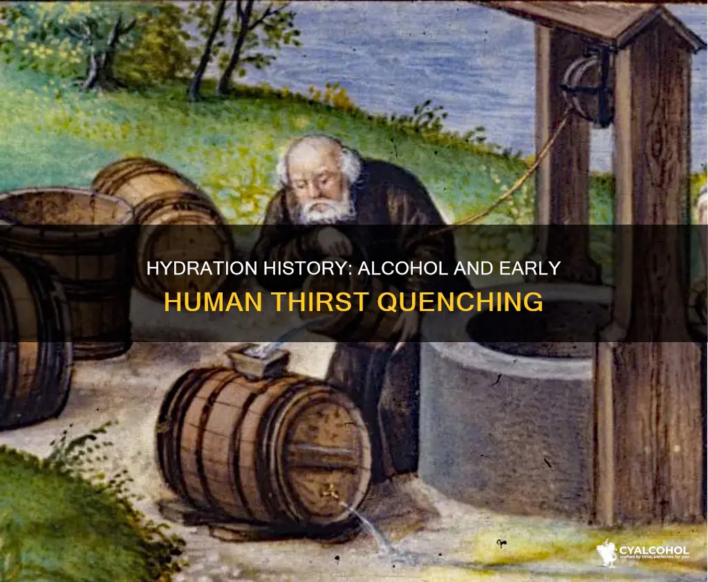 how did people stay hydrated with alcohol back then