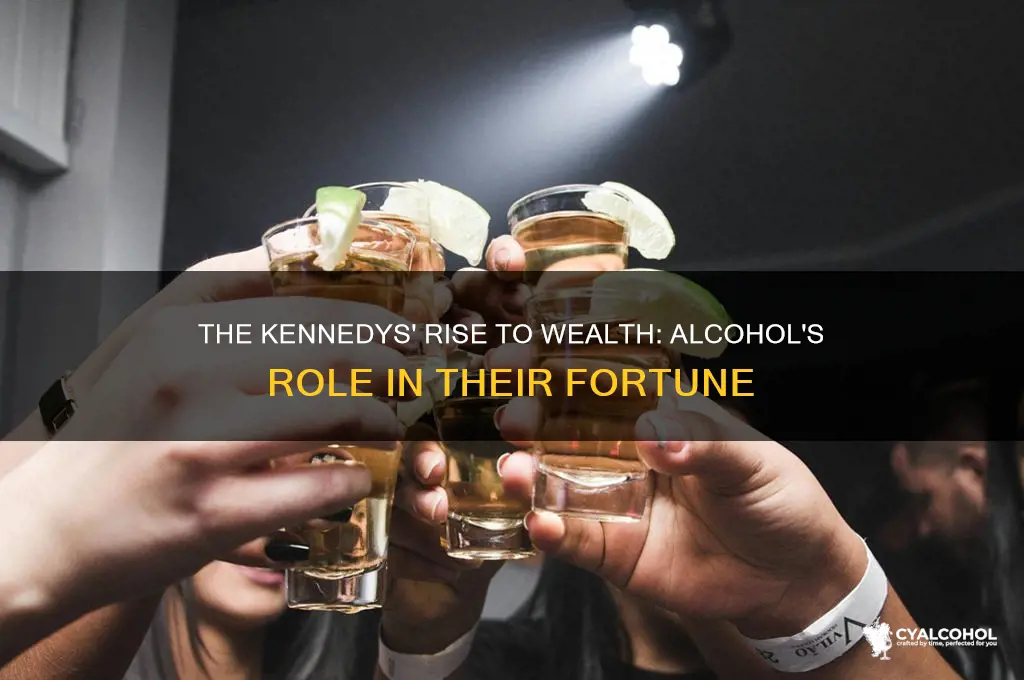 how did the kennedys earn their fortune alcohol