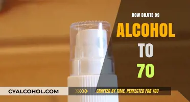 Diluting 99% Alcohol to 70%: A Simple Step-by-Step Guide