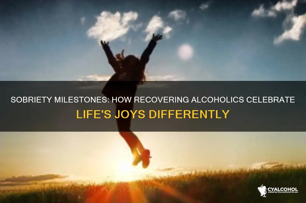 how do alcoholics celebrate