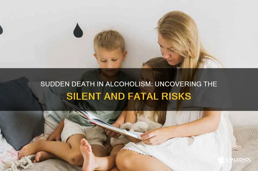 how do alcoholics die suddenly