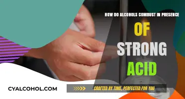 Strong Acids: Why Alcohols Catch Fire