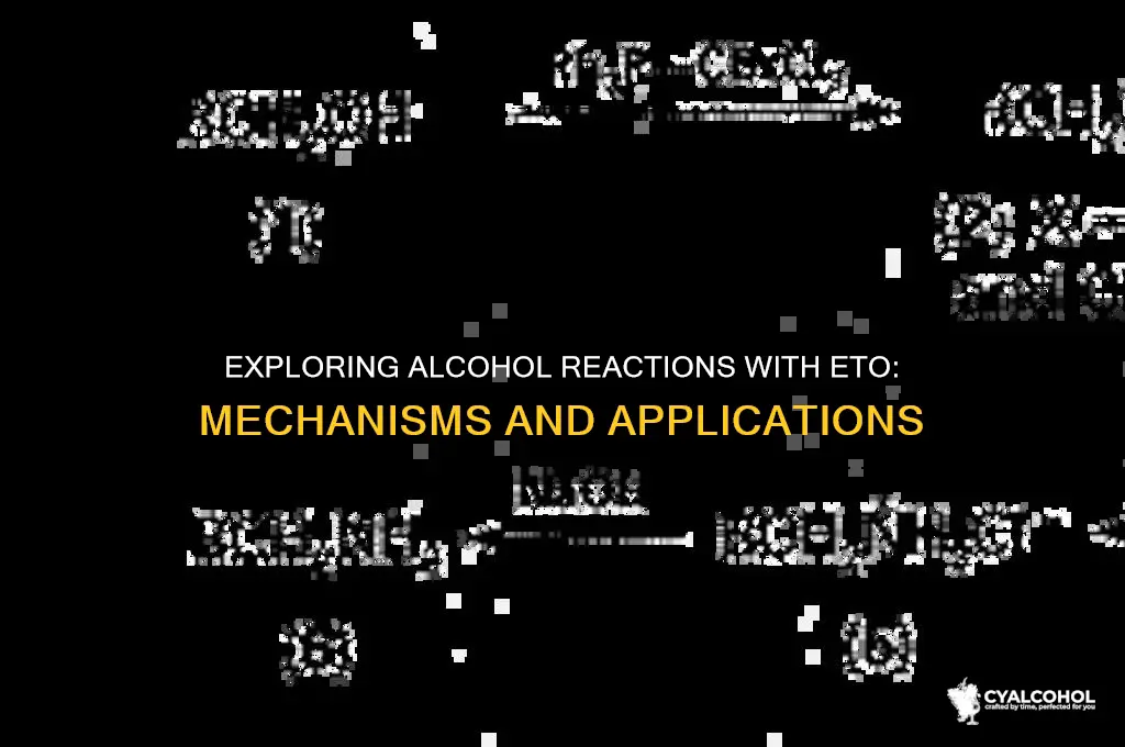 how do alcohols react with eto