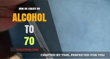 Diluting 90% Alcohol to 70%: A Simple Step-by-Step Guide