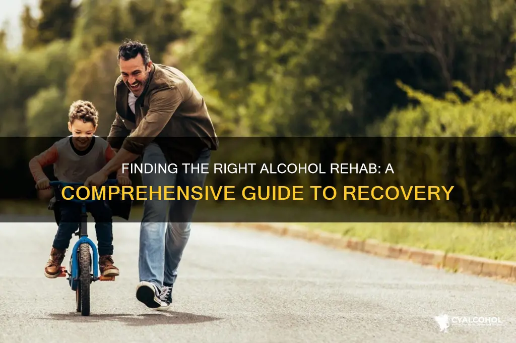 how do i find the right alcohol rehab