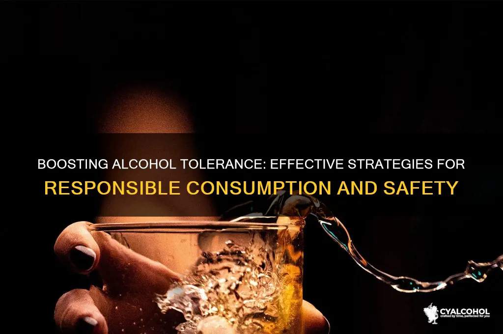 how do i increase alcohol tolerance