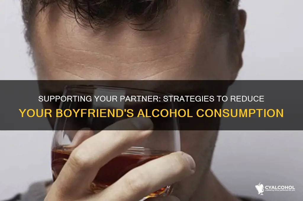 how do i limit my boyfriends alcohol intake