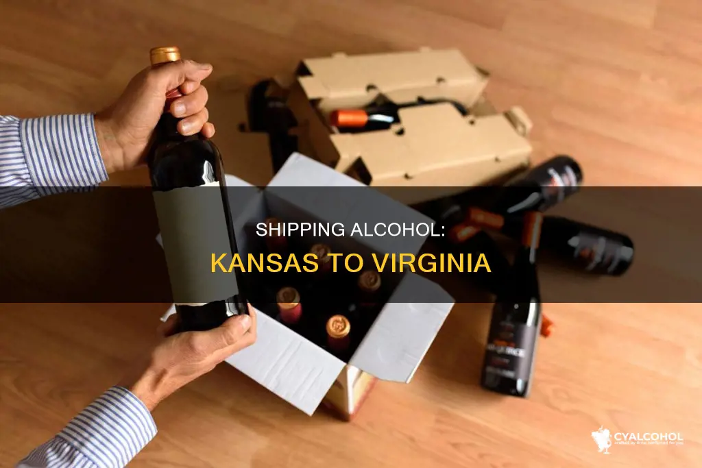how do i mail alcohol from kansas to virginia