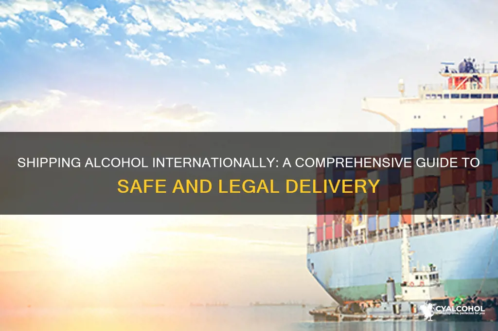 how do i send alcohol overseas