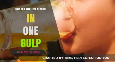 Mastering the Art of Swallowing Alcohol in One Smooth Gulp