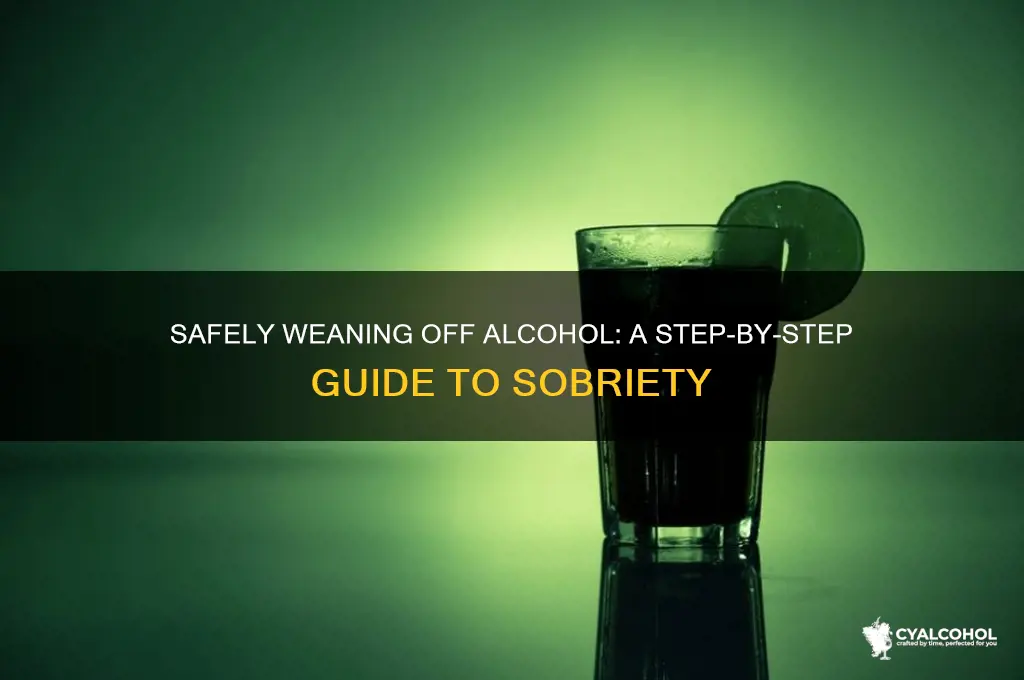 how do i wean off alcohol