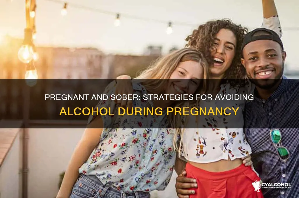 how do pregnant women avoid alcohol