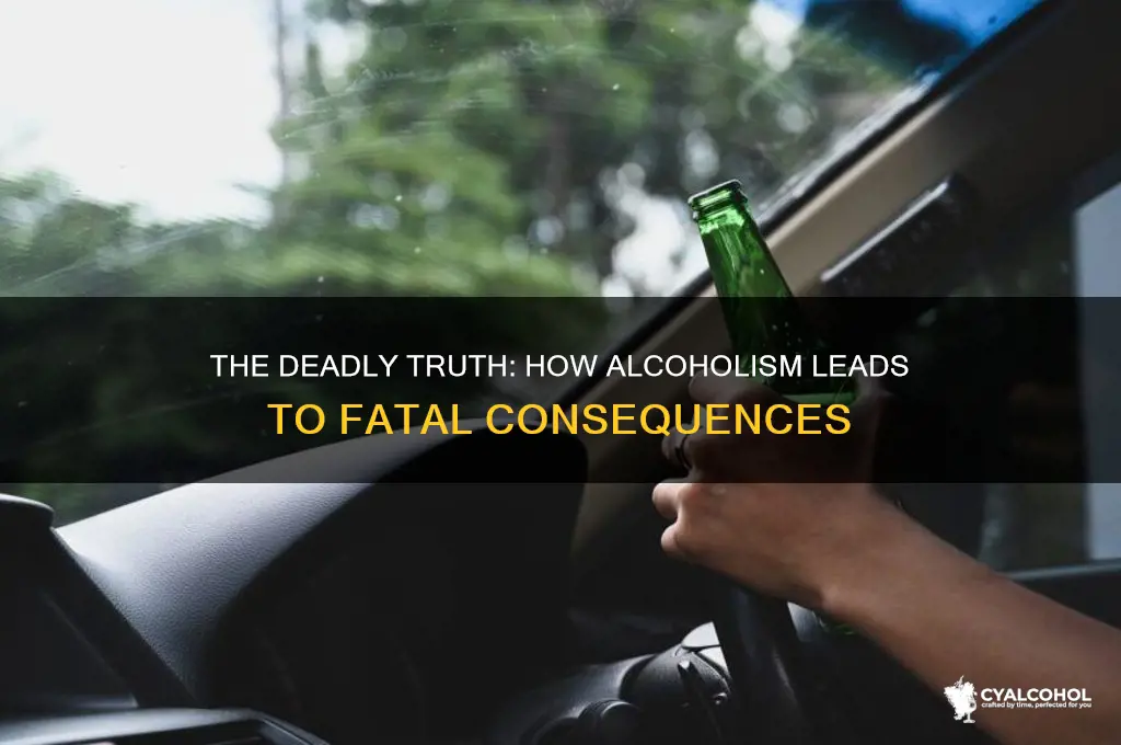 how do u die of alcoholism