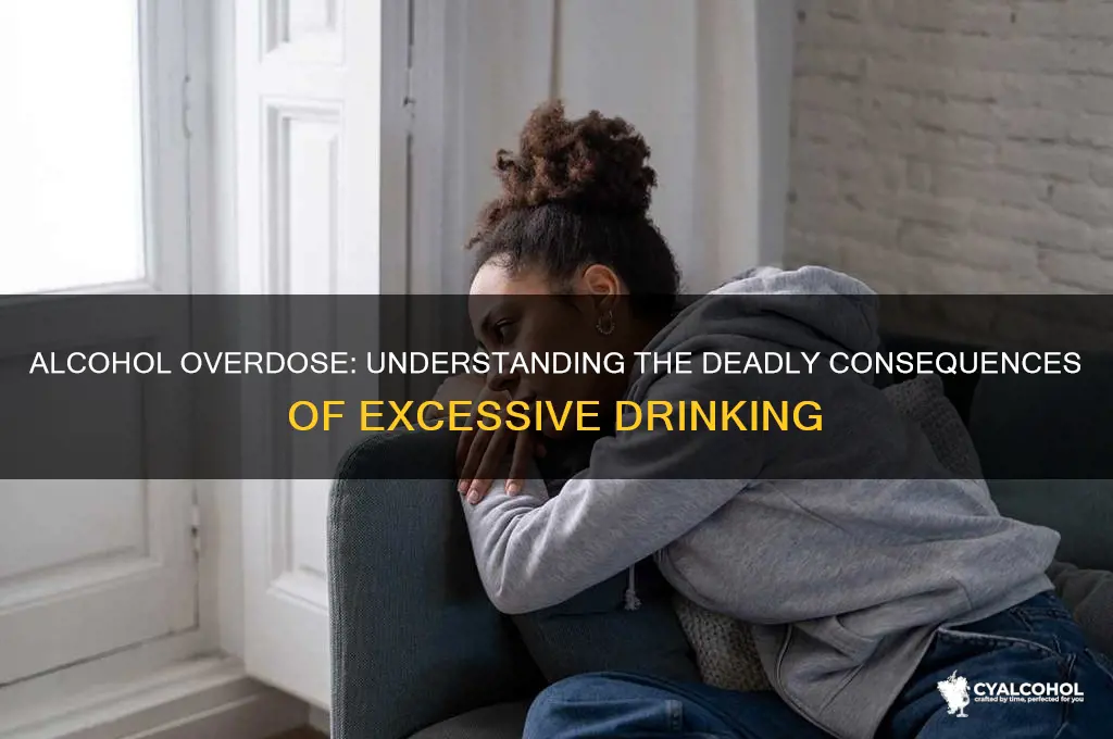 how do u die of an alcohol overdose