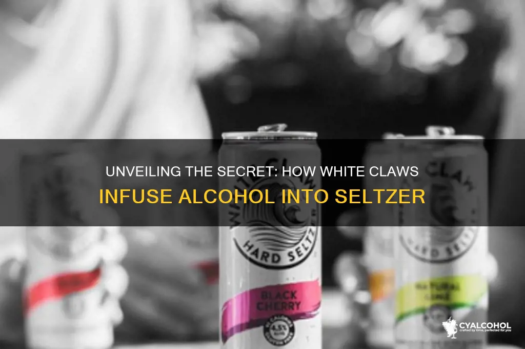 how do white claws have alcohol