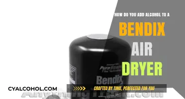 Air Dryer Maintenance: Adding Alcohol Safely