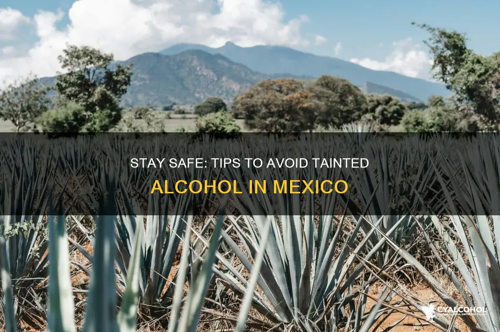 how do you avoid tainted alcohol in mexico