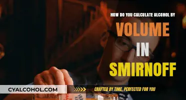 Calculating Alcohol Content: Smirnoff's ABV Secrets