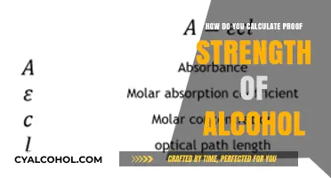 Understanding Alcohol Proof: Calculating the Strength of Your Spirits
