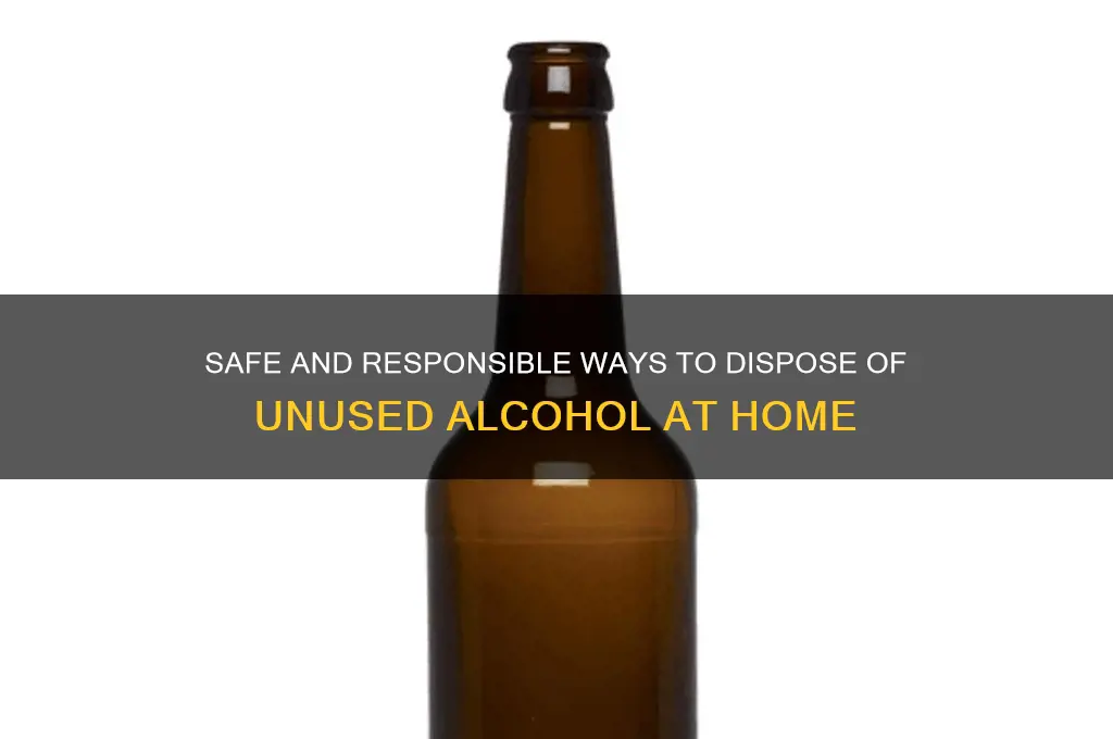 how do you dispose of alcohol