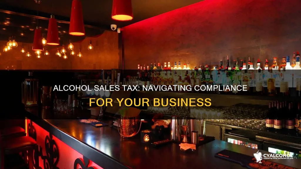 how do you do sales tax for alcohol sales
