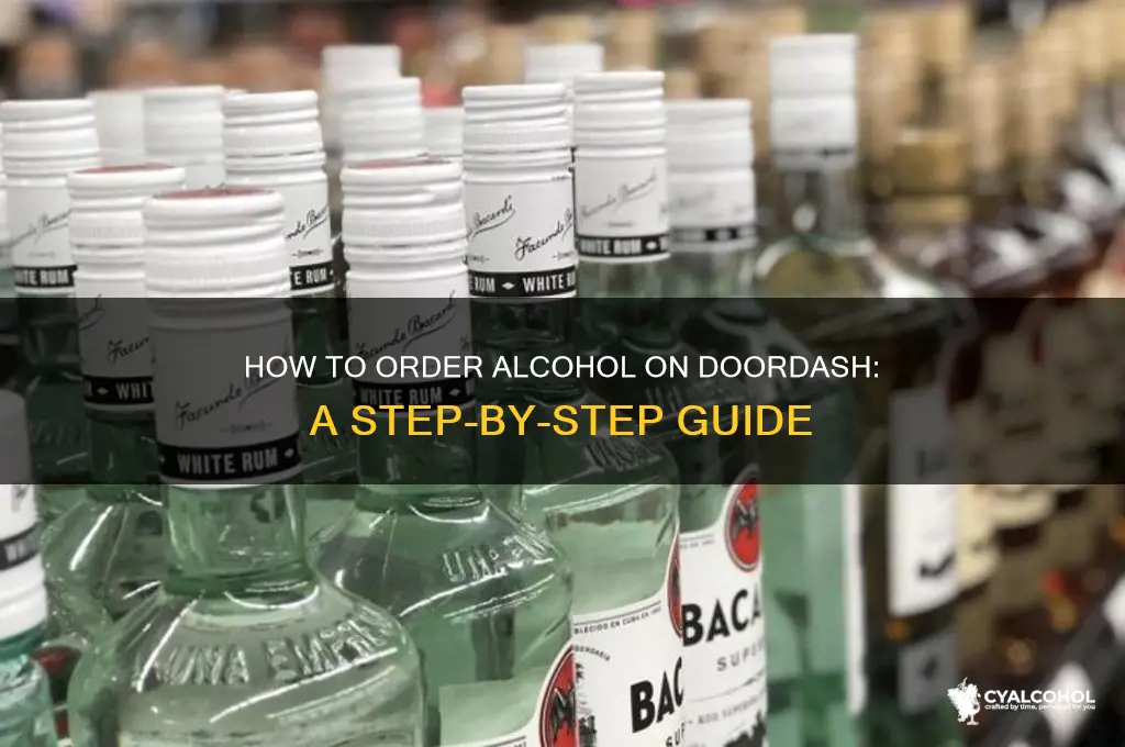 how do you doordash alcohol