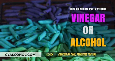 Dyeing Pasta: No Vinegar, No Alcohol, No Problem!
