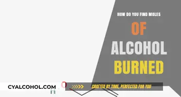 Calculating Moles of Alcohol Burned: A Step-by-Step Guide to Combustion Analysis