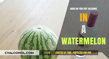 Watermelon Infusion: A Simple Guide to Adding Alcohol to Watermelon