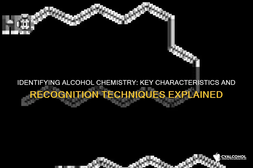 how do you recognize an alcohol chemistry answers