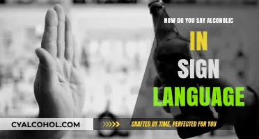 Signing 'Alcoholic': A Guide to Expressing the Term in Sign Language