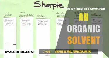 Separating Alcohol: Distinguishing from Organic Solvents