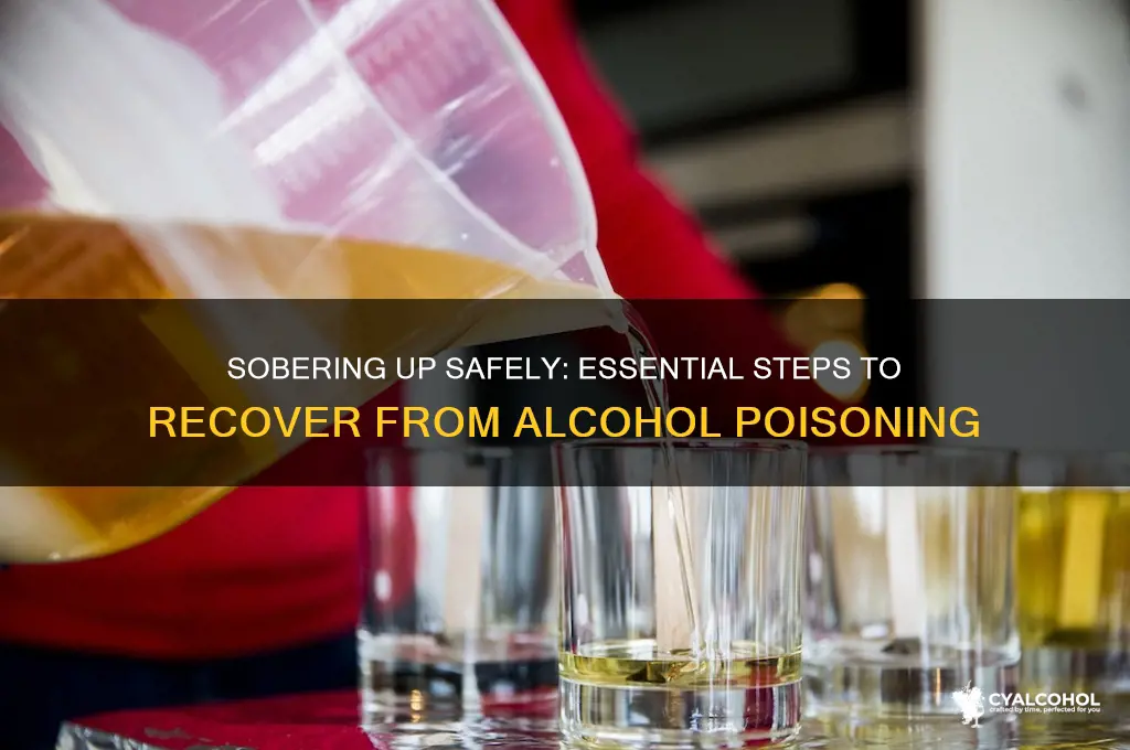 how do you sober up from alcohol poisoning