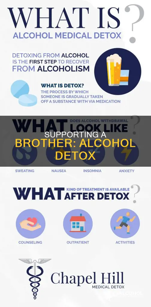 how do you support a brother going through alcohol detox