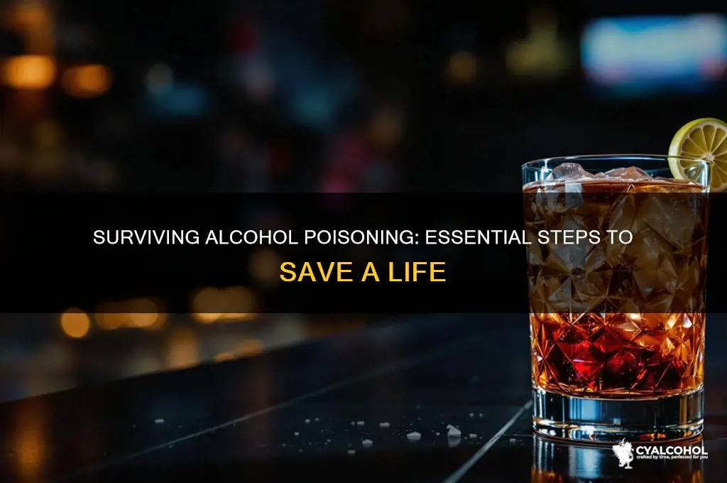 how do you survive alcohol poisoning