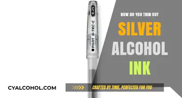 Mastering Silver Alcohol Ink: Techniques to Thin and Perfect Your Art
