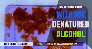 Thinning Shellac Without Denatured Alcohol: Effective Alternatives and Techniques