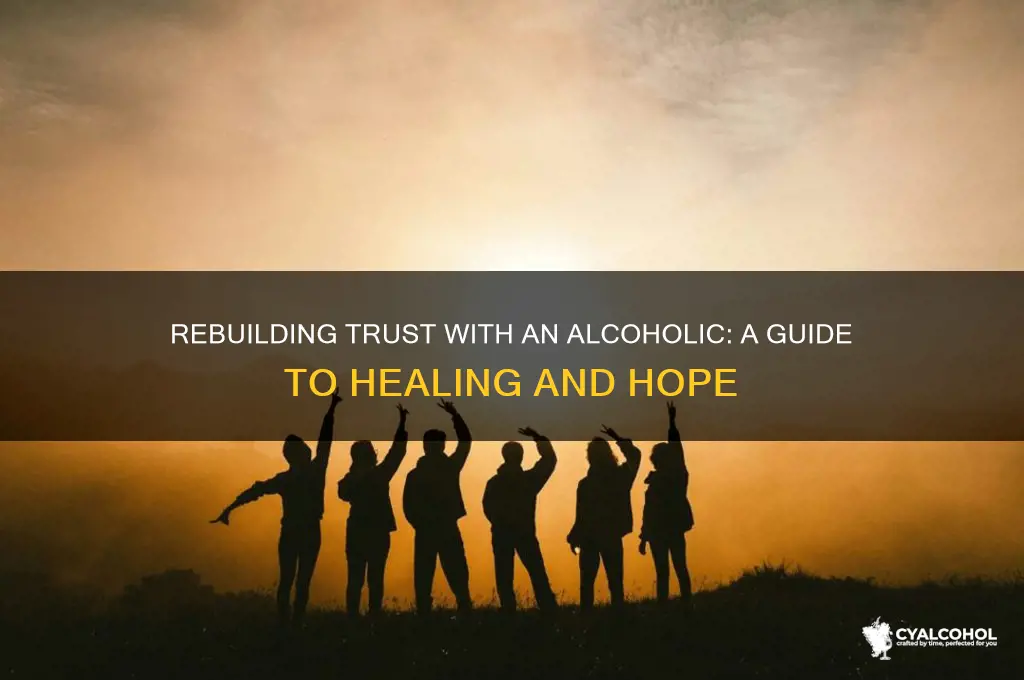 how do you trust an alcoholic