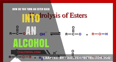 Transforming Esters: Back to Alcohol with Careful Reversal
