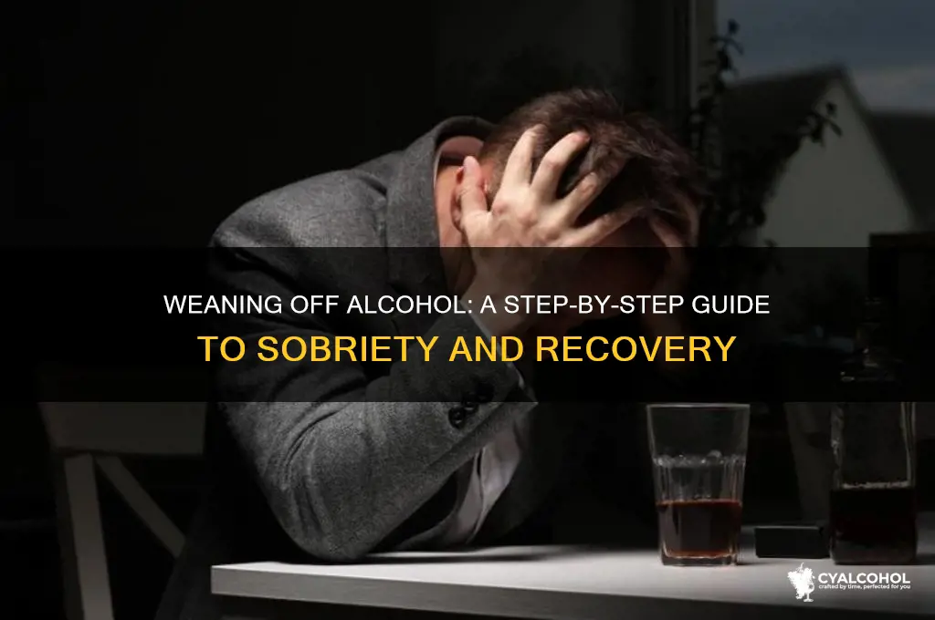 how do you wean yourself off of alcohol
